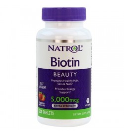 Biotin 5000 mcg 250 tab Natrol  срок 02.20